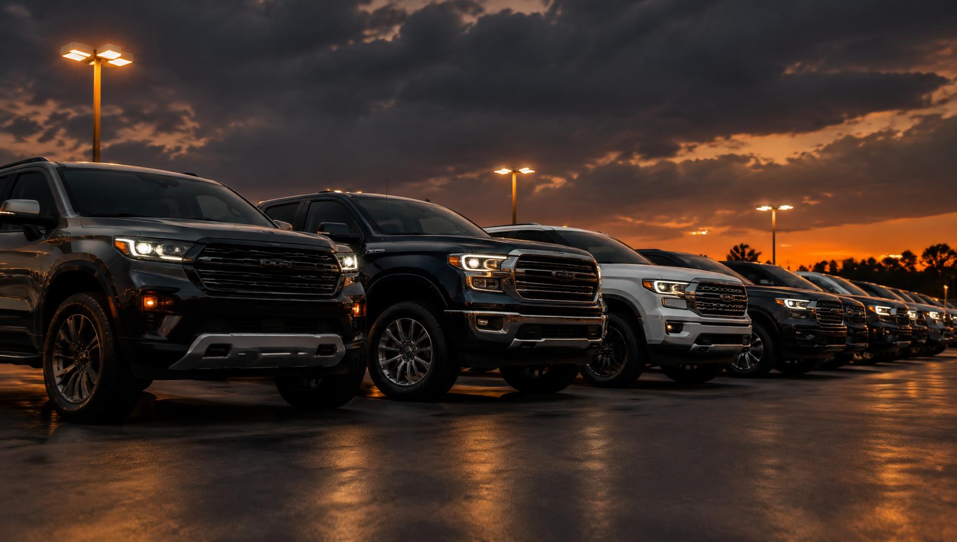 Used SUVs and trucks on the Davison Motorsports lot
